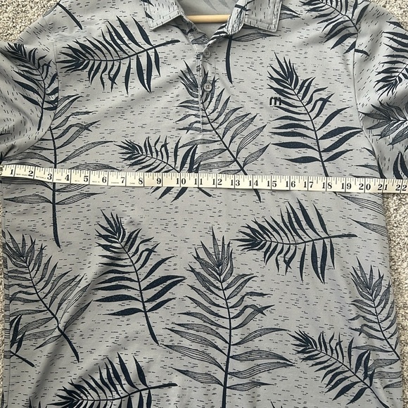 TRAVIS MATHEW Men’s Gimme Two Slim Fit Polo Shirt Tropical Print Large - Picture 10 of 11